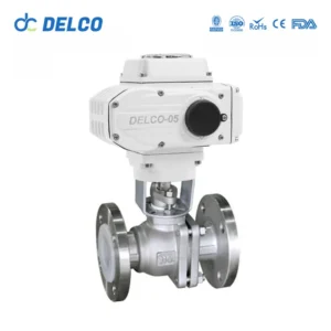 PTFE-Lined Flanged Ball Valve