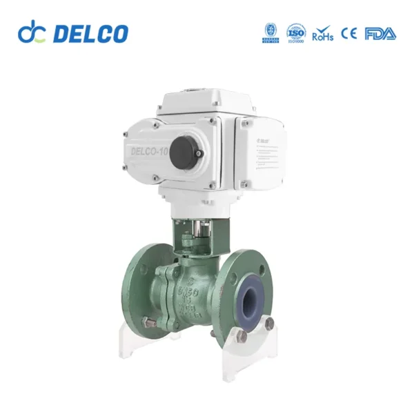 PTFE-Lined Flanged Ball Valve 9