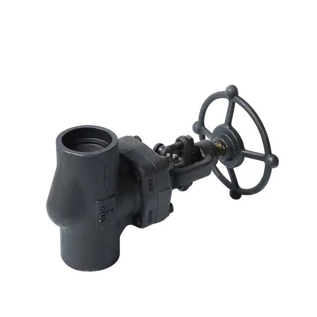 Socket Weld Forged Steel Gate Valve – Side View