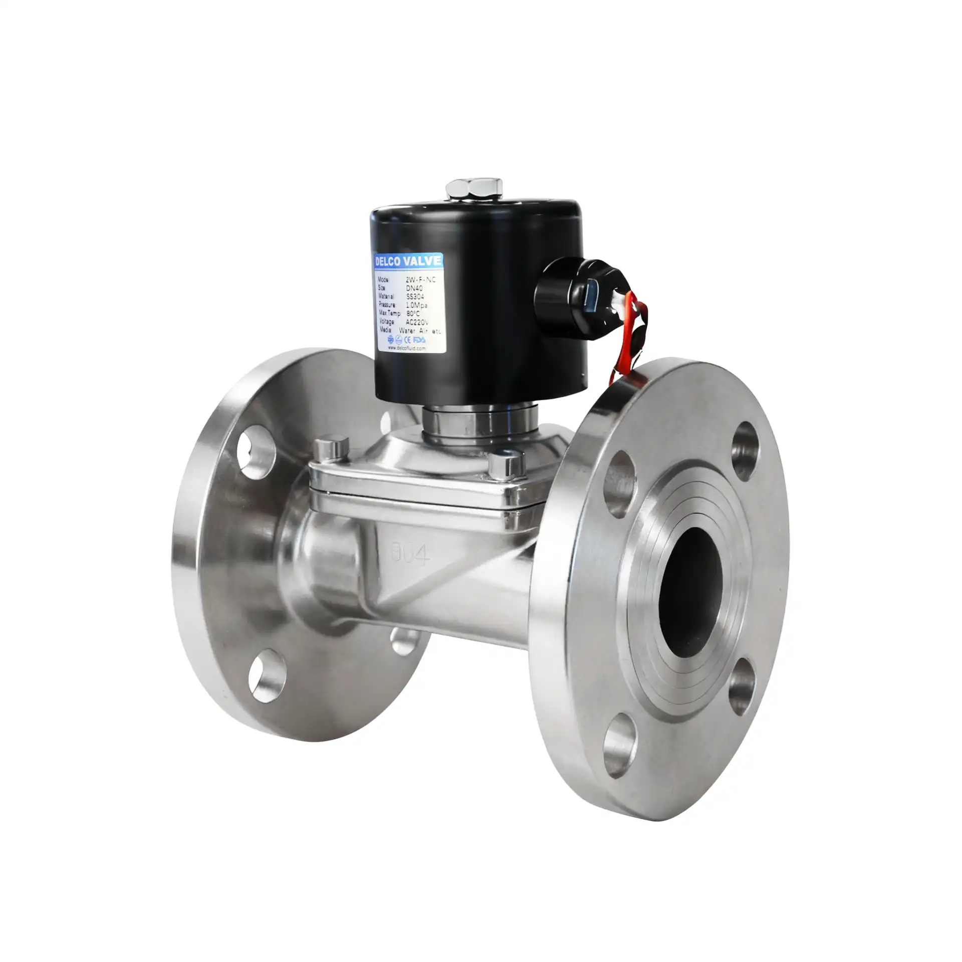 Flanged Stainless Steel Solenoid Valve