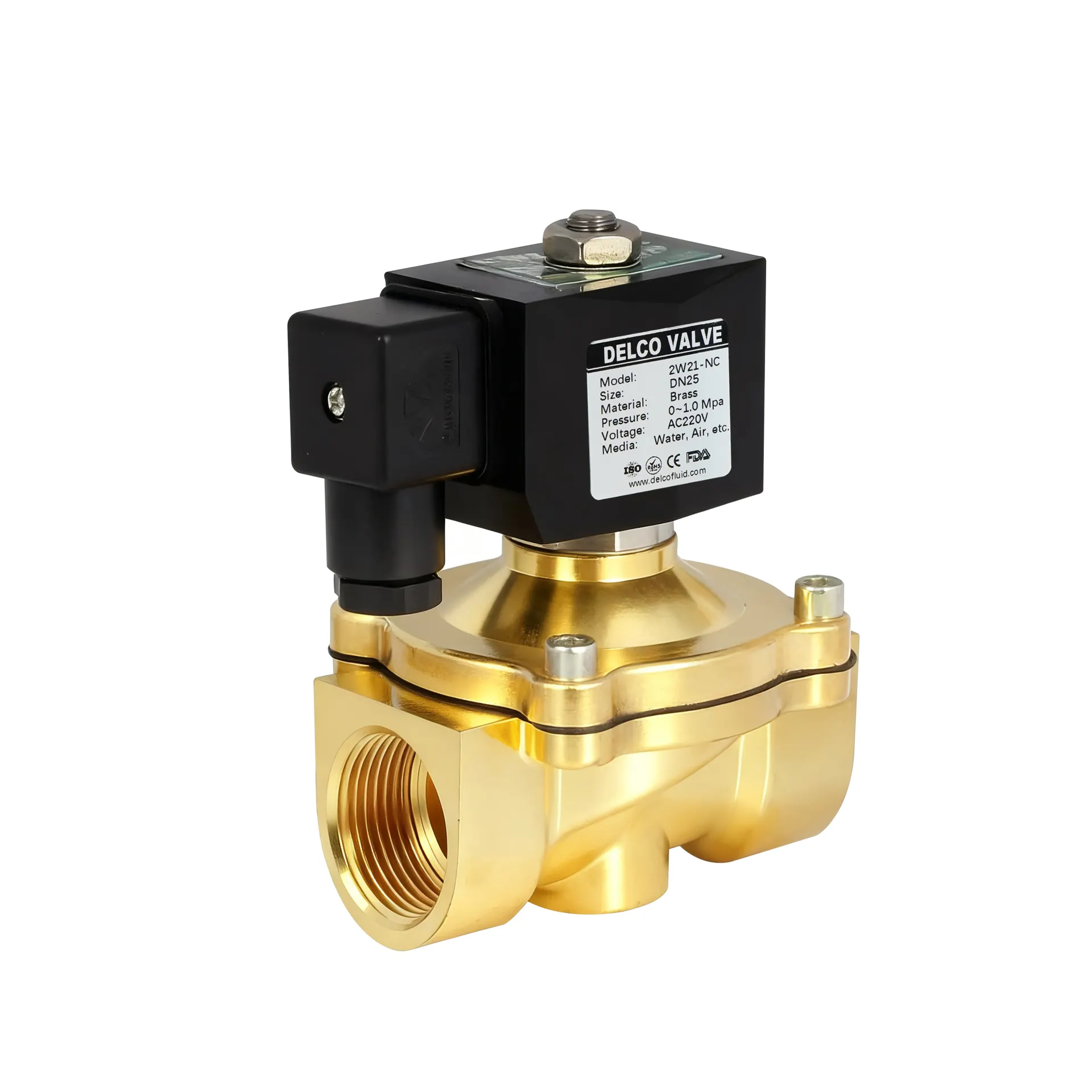 Brass Diaphragm Solenoid Valve 1