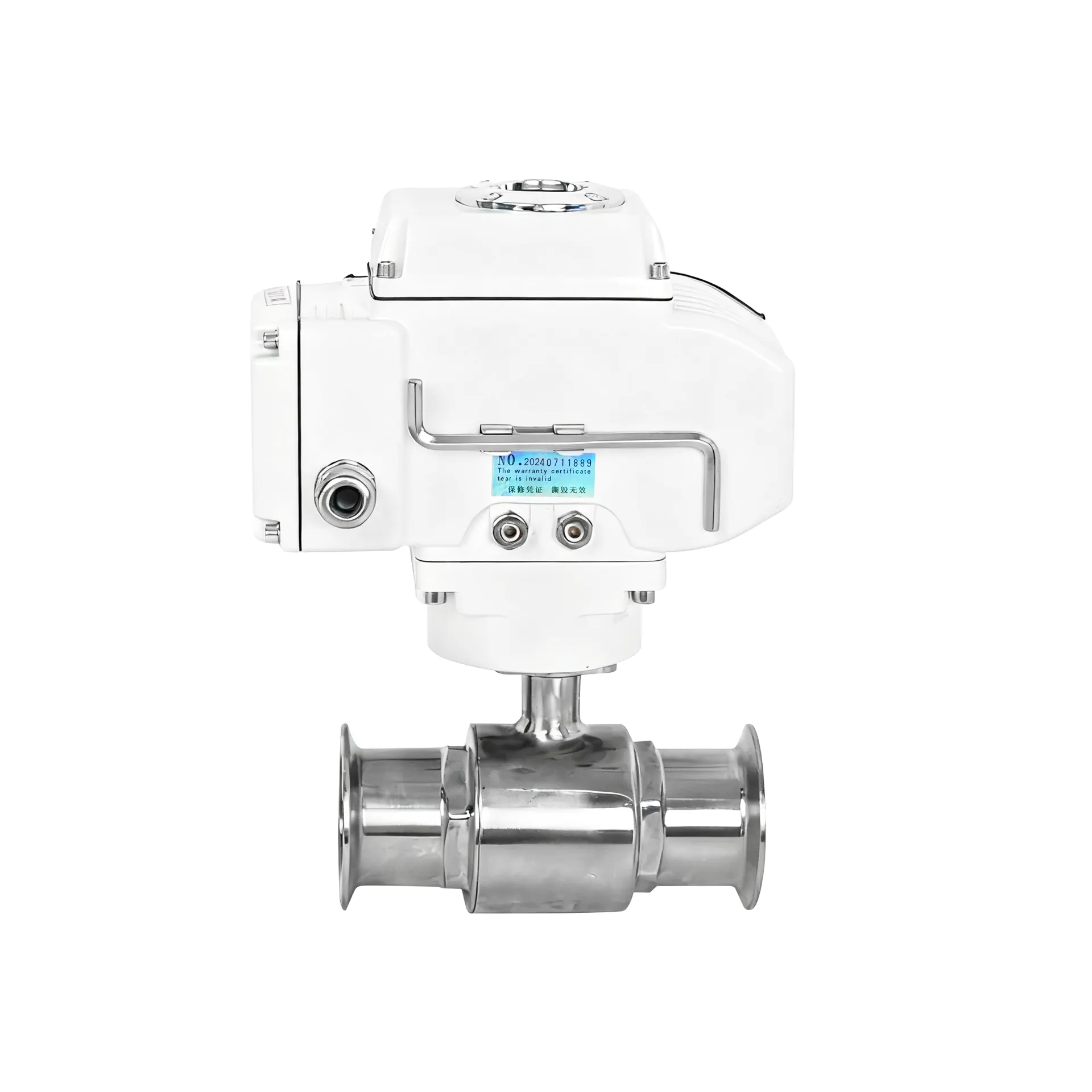 Three-Way Sanitary Electric Ball Valve 5