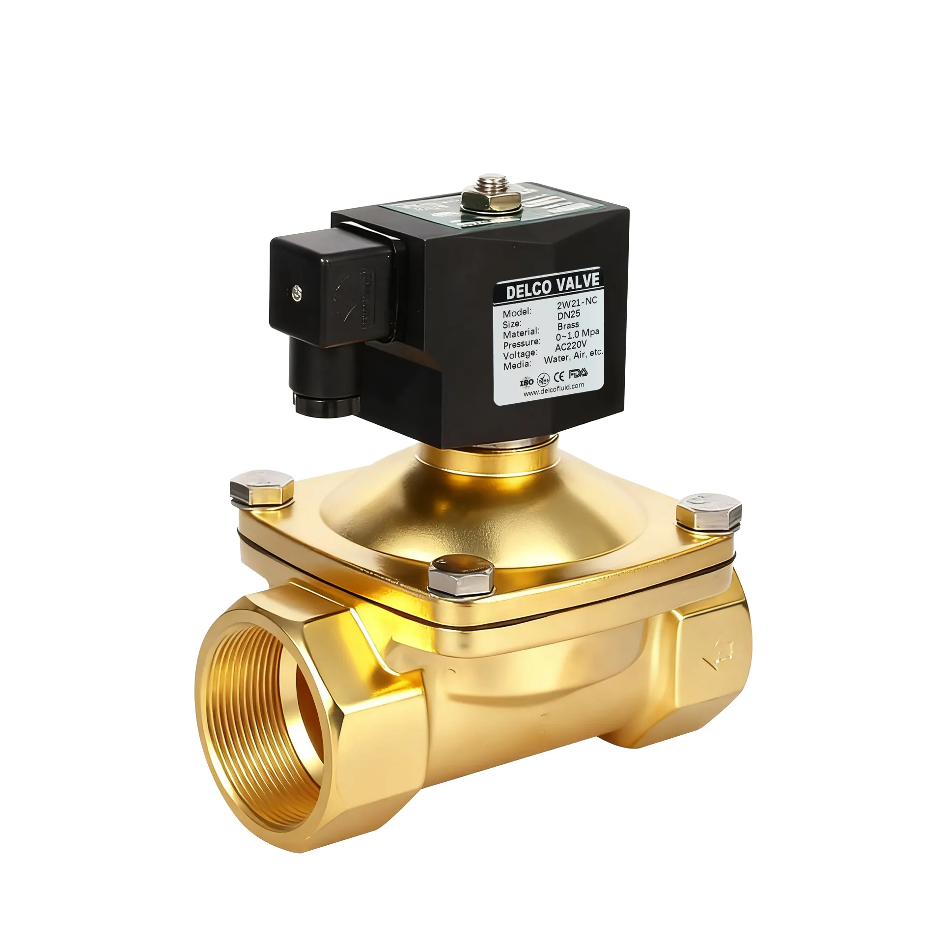 Brass Diaphragm Solenoid Valve 2