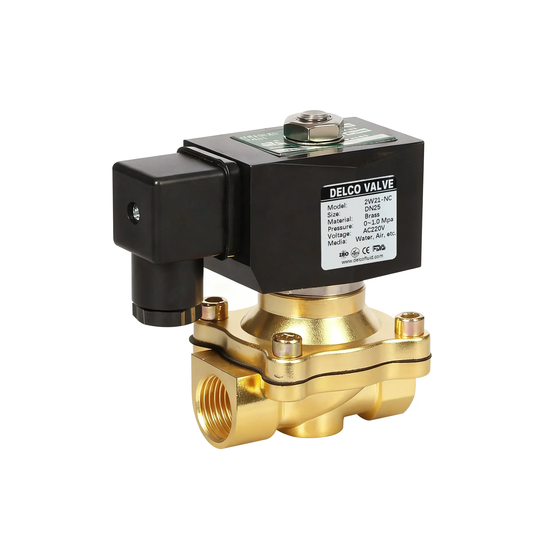 Brass Diaphragm Solenoid Valve 3