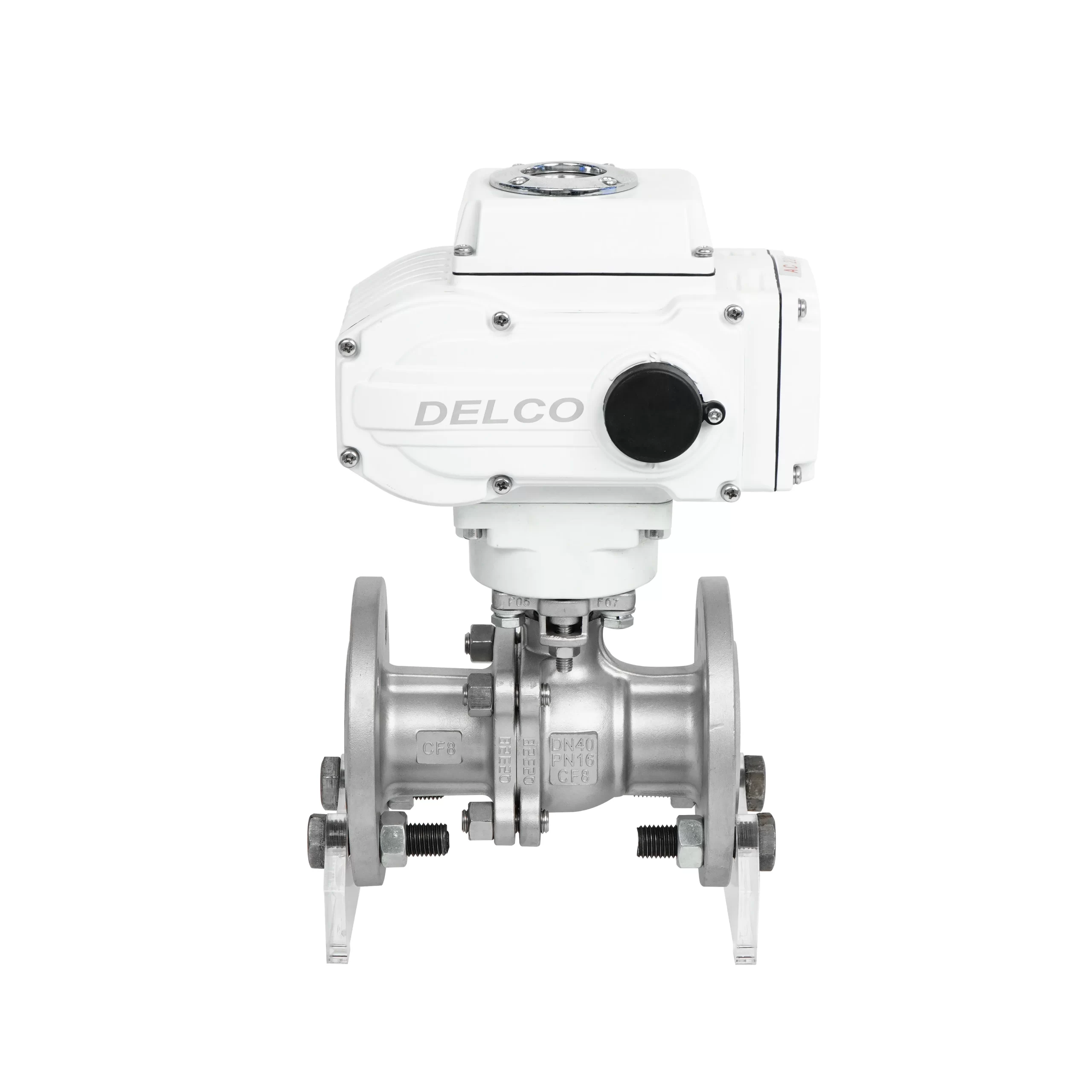 DK55-2PF Electric Two-Way Stainless Steel Flanged Ball Valve 5