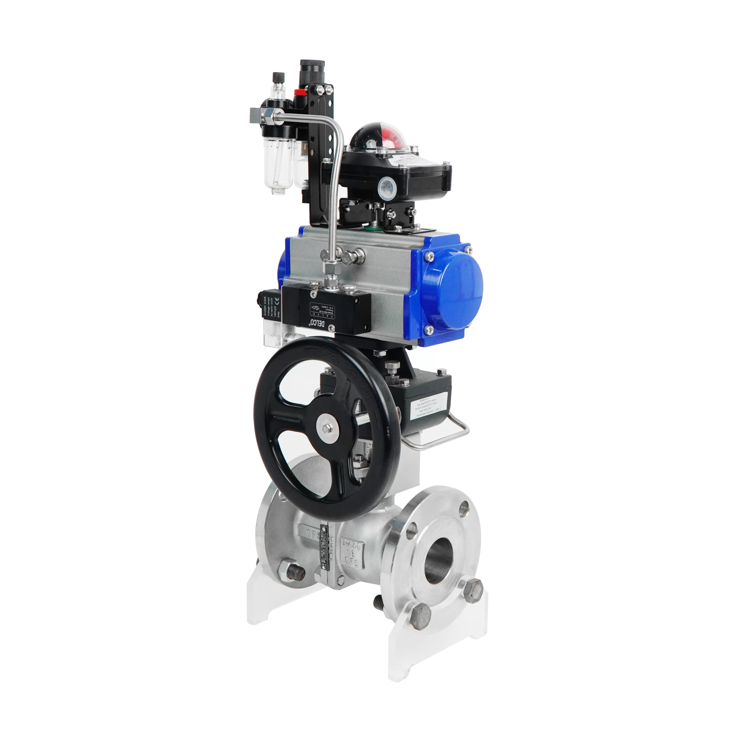 DK66-2PF Pneumatic Flange Ball Valve 3