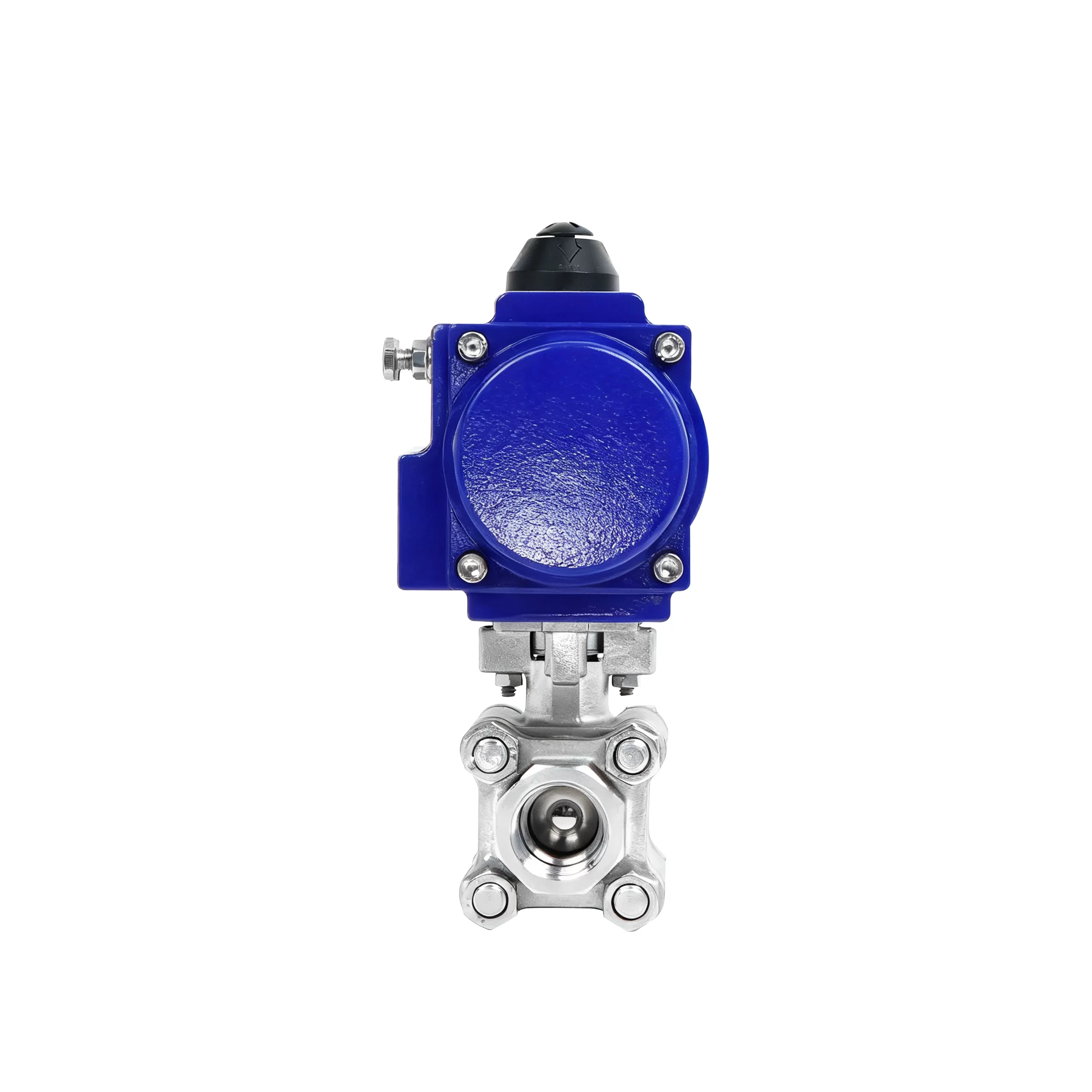 DK66-3PS-HG Pneumatic 3-Piece High-Pressure Ball Valve 3