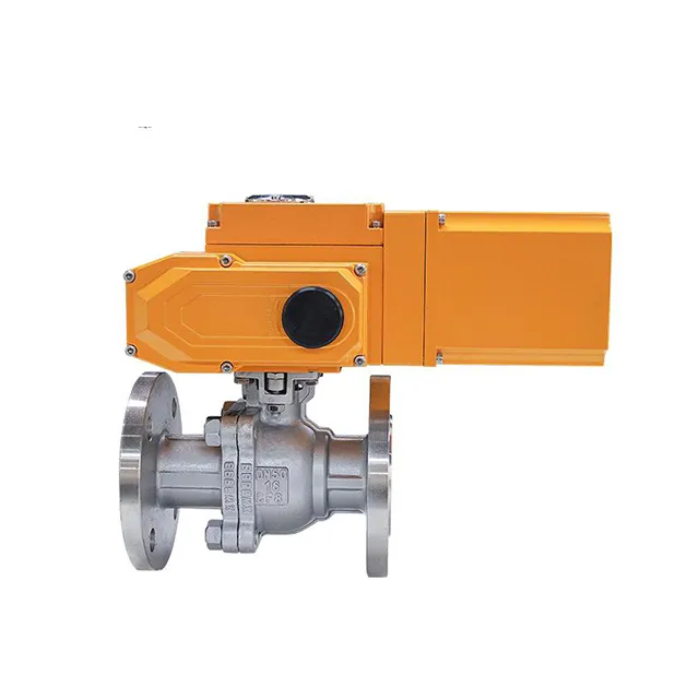 EX-DKV55-2PF Electric Explosion-proof Flanged Ball Valve with Automatic Reset Module 5