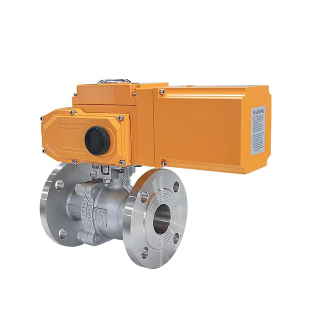 EX-DKV55-2PF Electric Explosion-proof Flanged Ball Valve with Automatic Reset Module 6