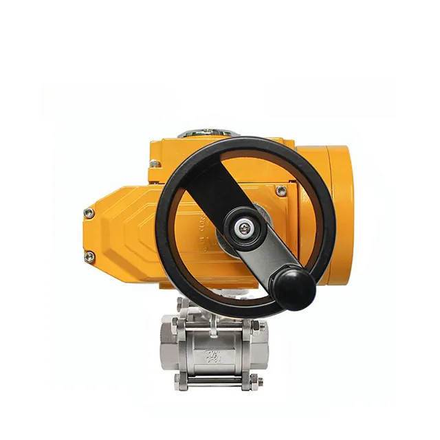 EX-DKV55-3PS Electric Explosion-proof Three-piece Ball Valve with Automatic Reset 2