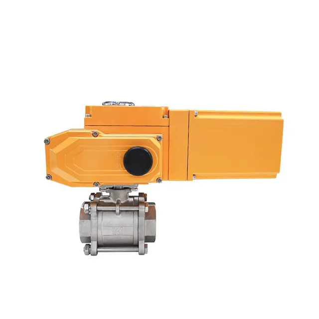 EX-DKV55-3PS Electric Explosion-proof Three-piece Ball Valve with Automatic Reset 3