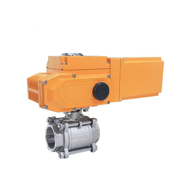 EX-DKV55-3PS Electric Explosion-proof Three-piece Ball Valve with Automatic Reset 4