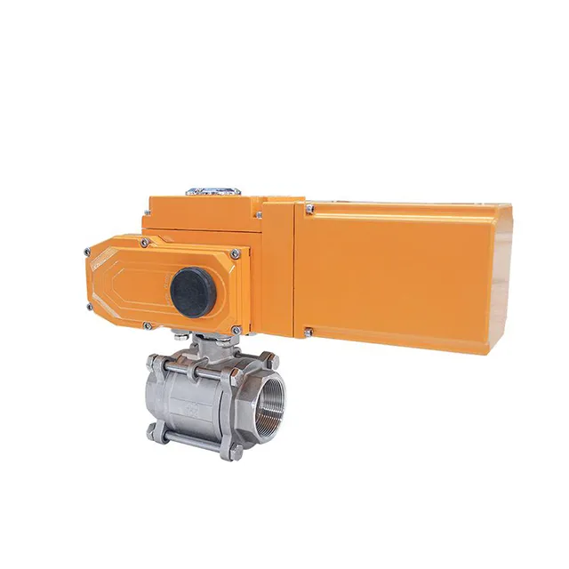EX-DKV55-3PS Electric Explosion-proof Three-piece Ball Valve with Automatic Reset 5