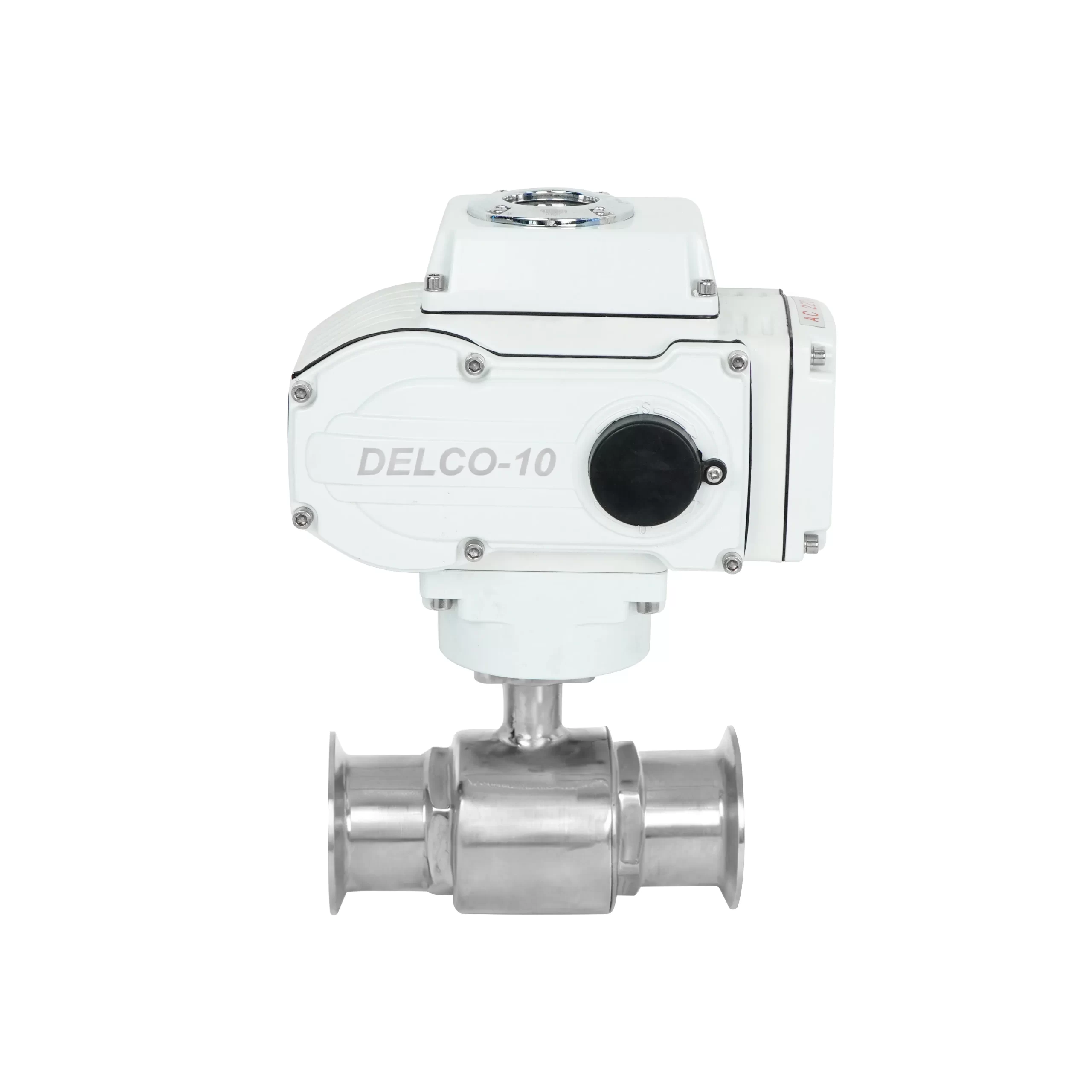 Electric Hygienic Two-Way Clamp Ball Valve 4
