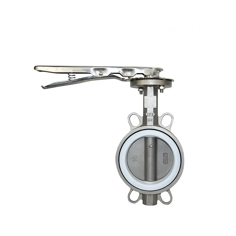 Manual Stainless Steel Wafer Butterfly Valve 4