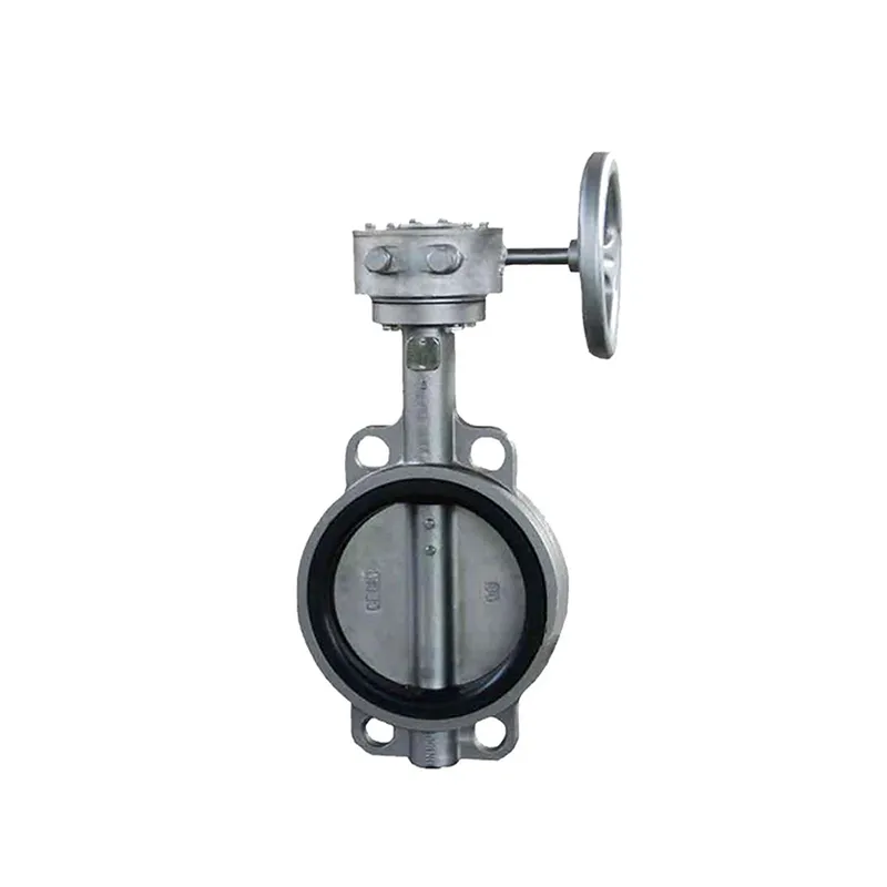 Manual Stainless Steel Wafer Butterfly Valve 5