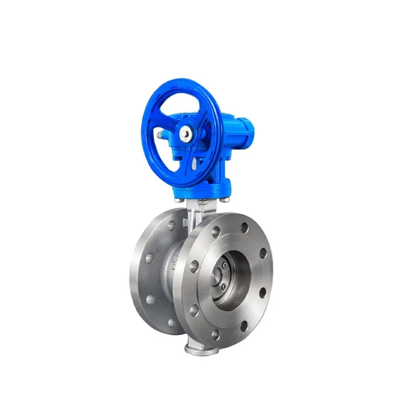 Worm Gear Metal Seated Flanged Butterfly Valve2
