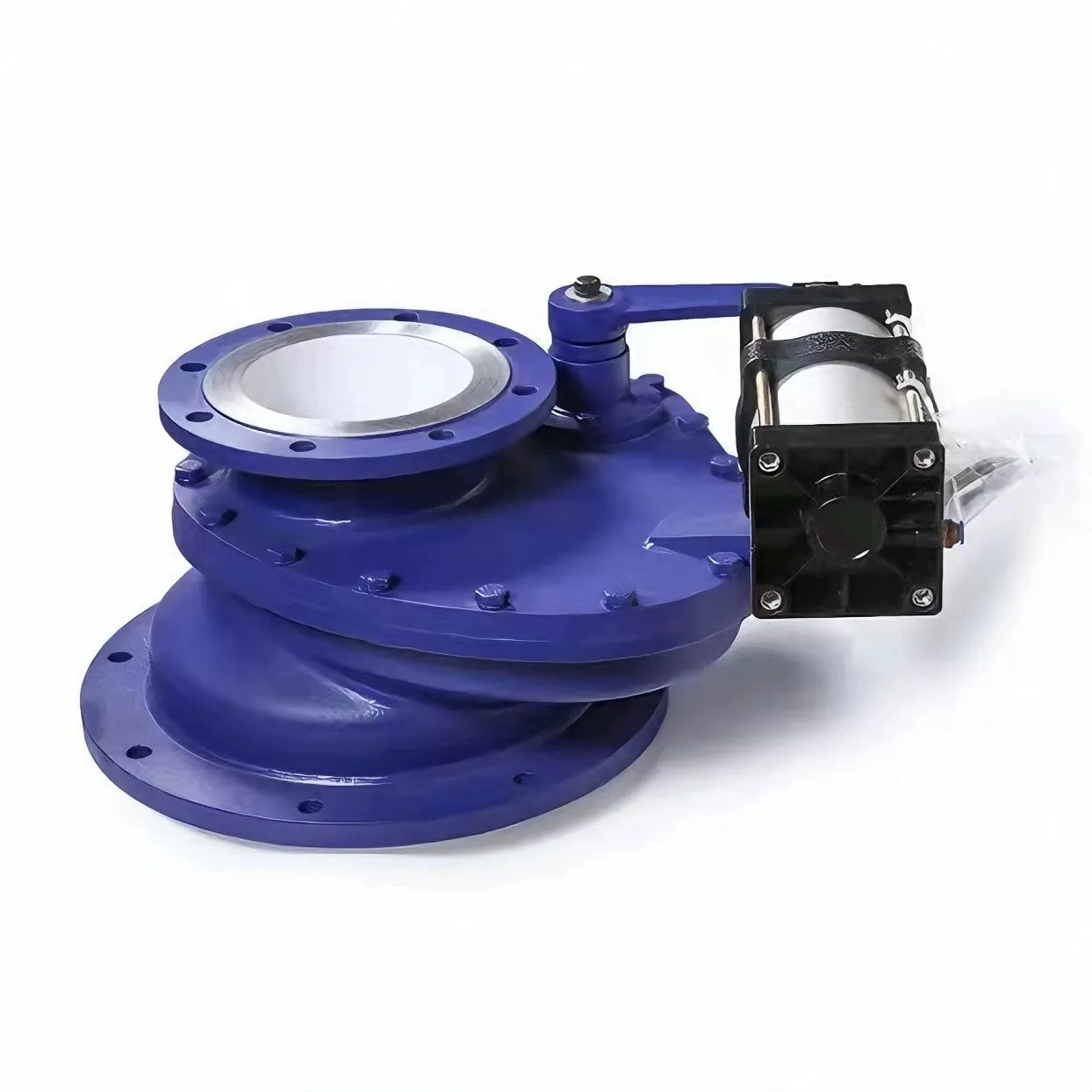 BZ643TC Pneumatic Ceramic Swing Dome Valve 1