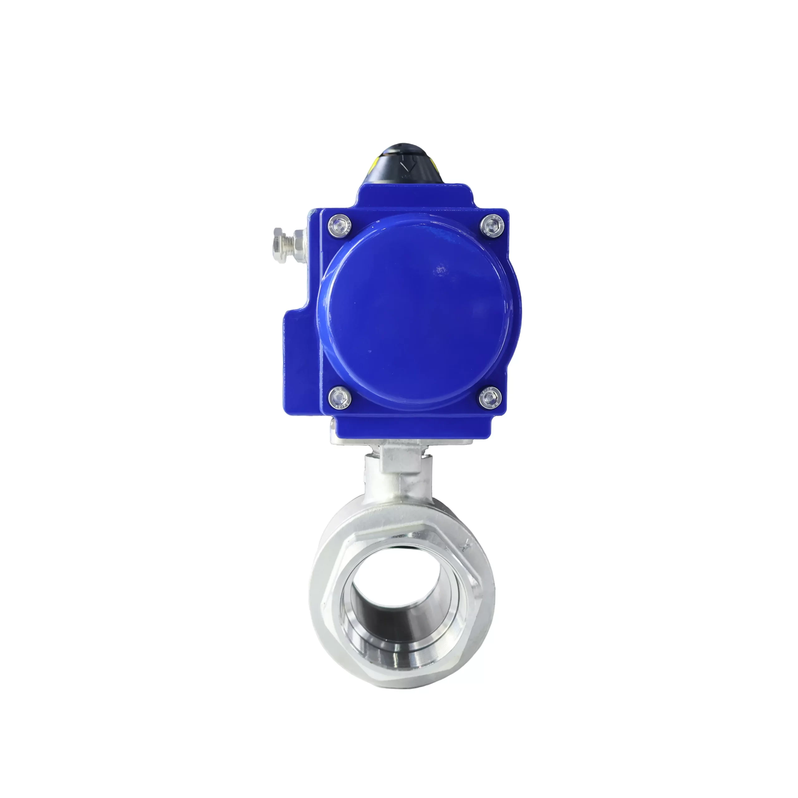 DK66-2PS Pneumatic Two-Piece Internal Thread Ball Valve 1