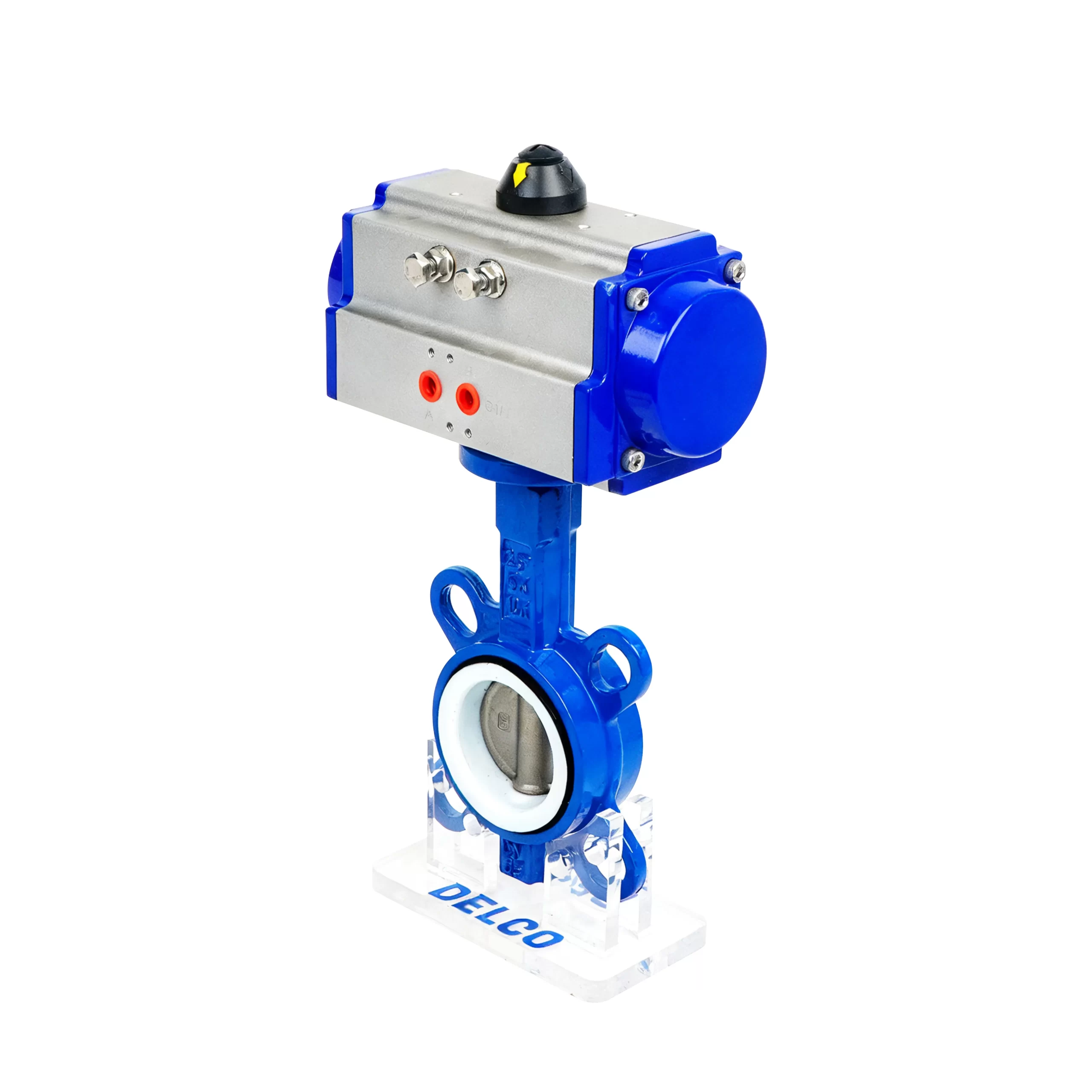 DK67-WB Pneumatic Cast Iron Wafer Butterfly Valve 4