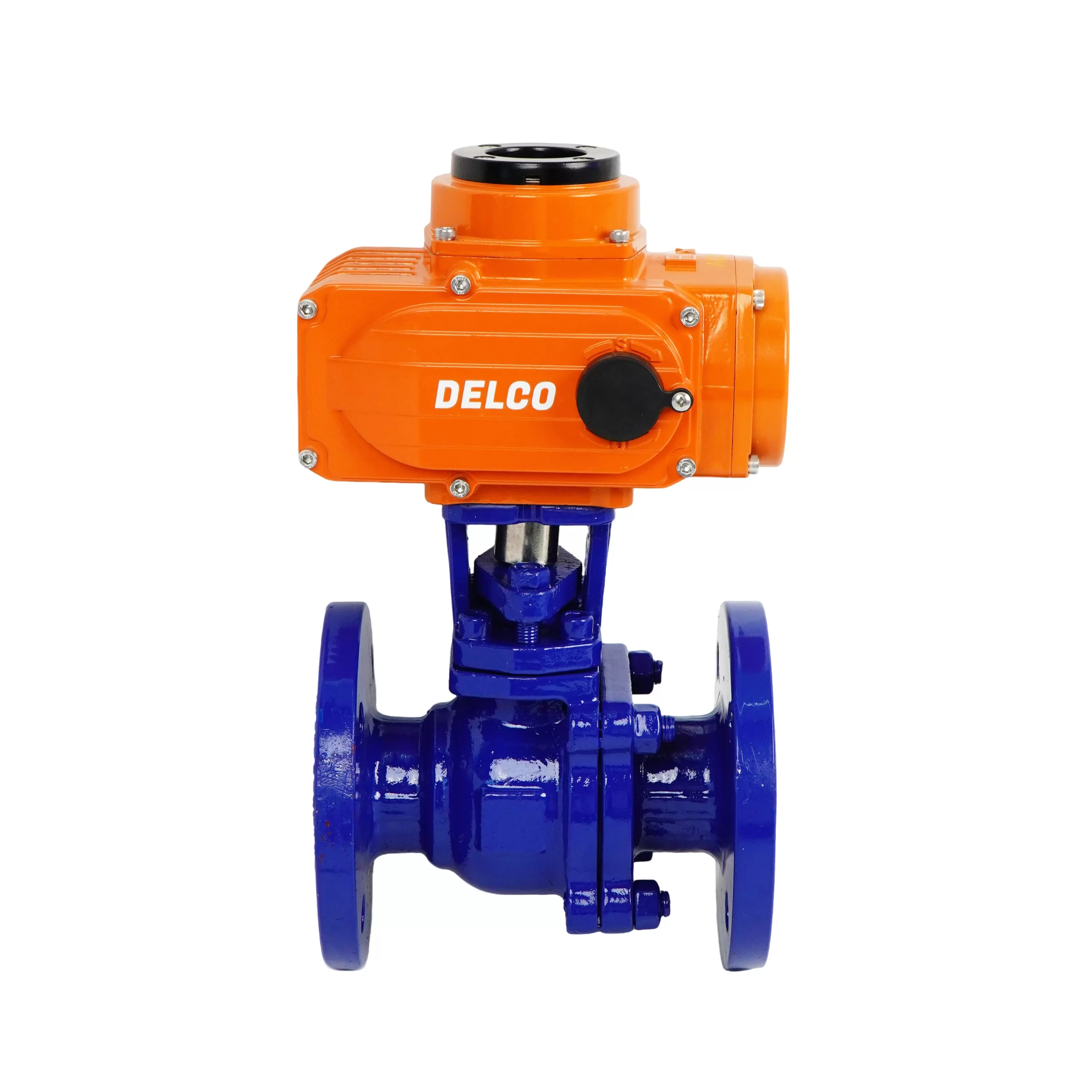 IP67-DK55-CF Electric Two-Way Fluorine-Lined Flanged Ball Valve 3