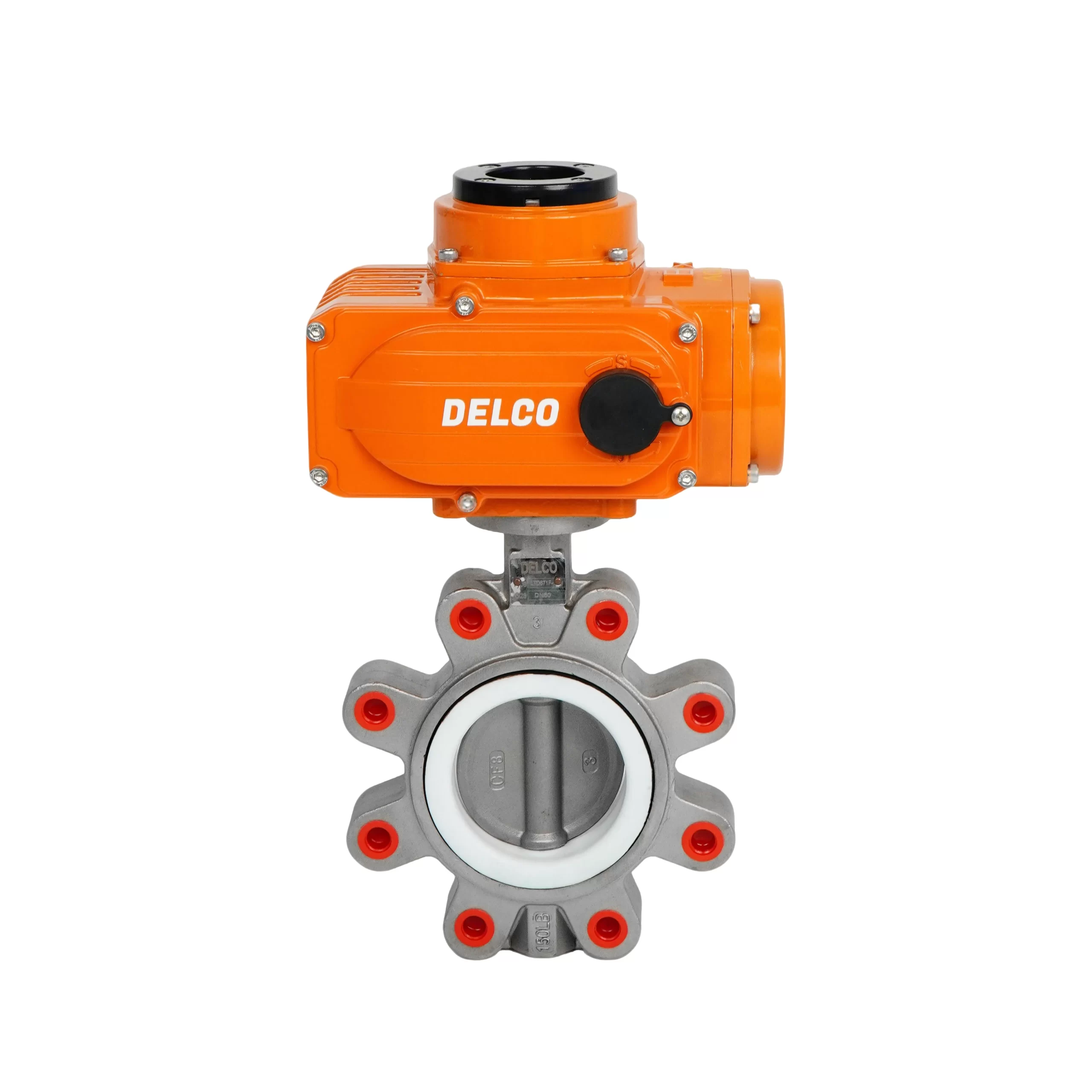 IP67-DK56-LBS Electric Lug Type Stainless Steel Butterfly Valve 6
