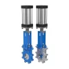 PZ643XH Pneumatic Lug Knife Gate Valve (Cast Steel) 2