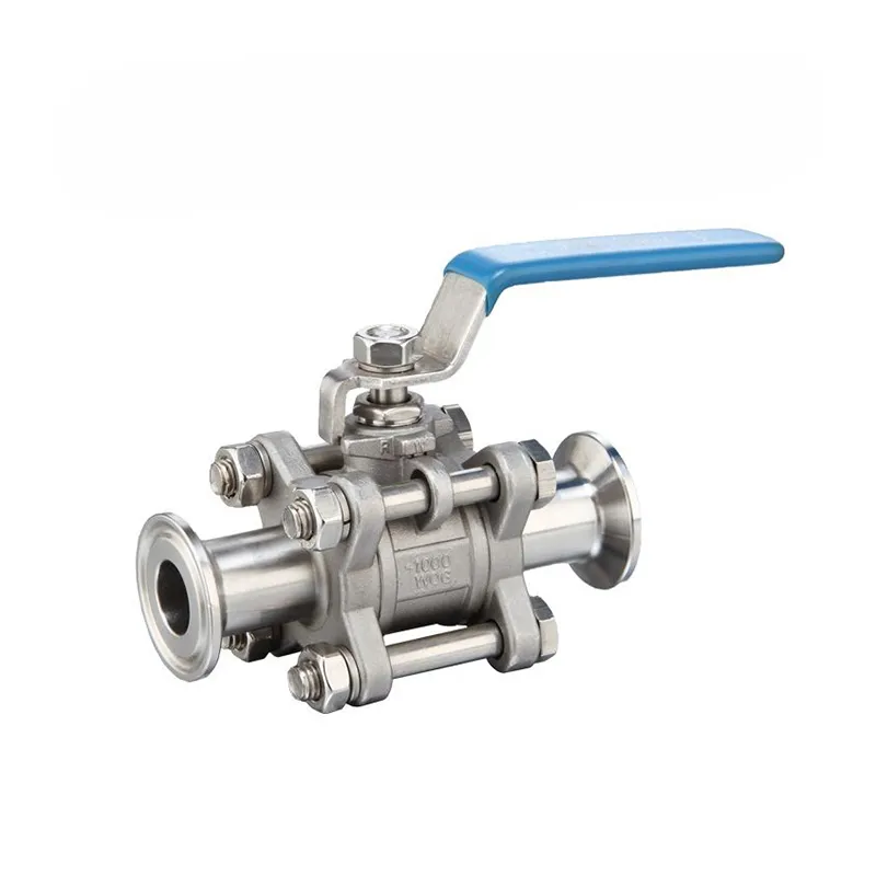 Sanitary 3-Piece Ball Valve 3