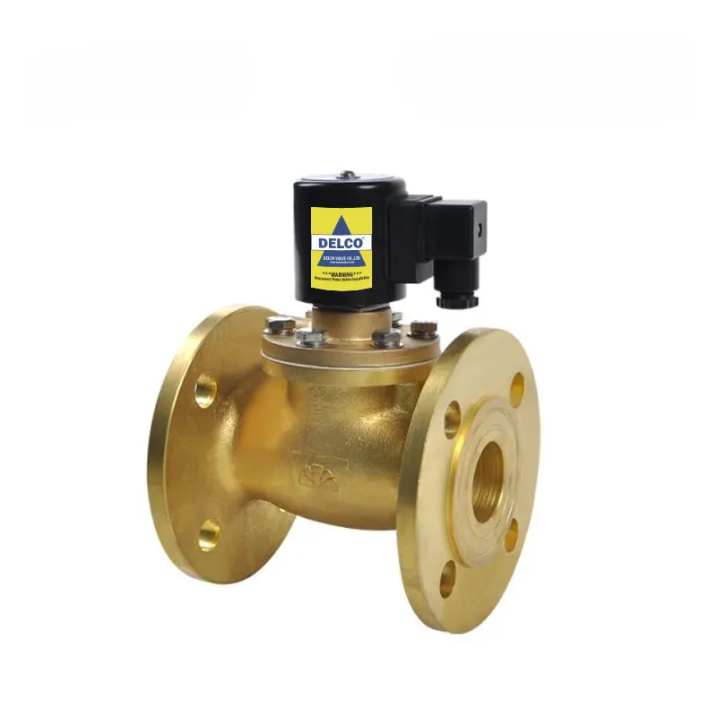 Válvula solenoide de pistón de vapor con brida de latón DN15-DN100 180°C 1