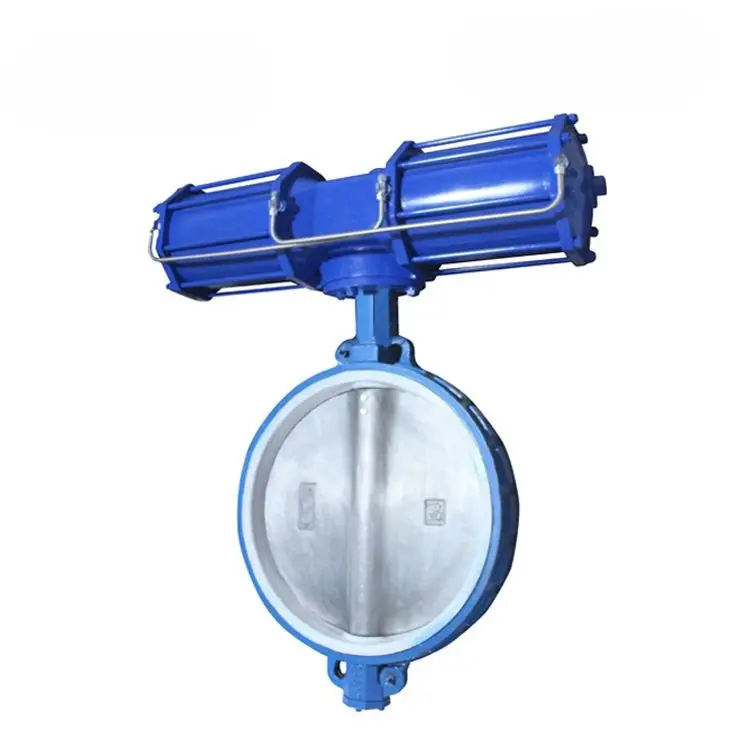 Large Diameter Pneumatic Wafer Butterfly Valve