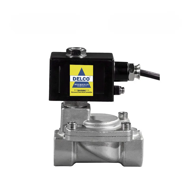 Válvula solenoide piloto antiexplosiva de latón/acero inoxidable 2