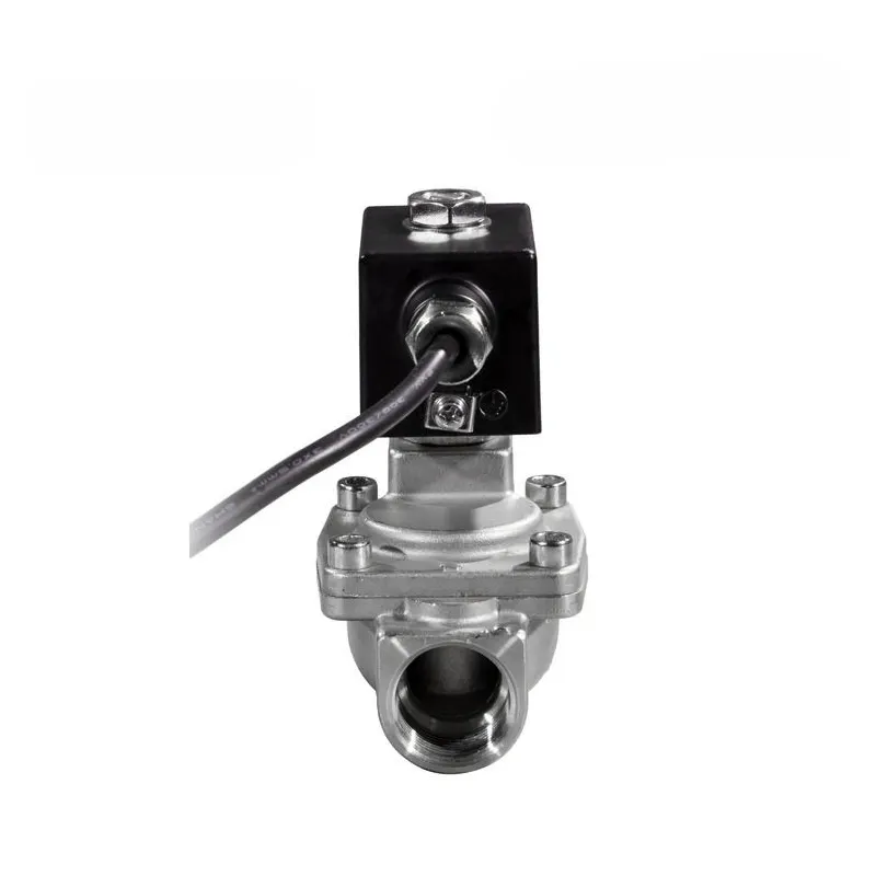 Válvula solenoide piloto antiexplosiva de latón/acero inoxidable 3