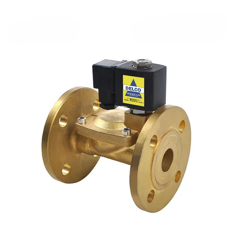 Injap Solenoid Beroperasi Pilot Berflang Tembaga/SS 4