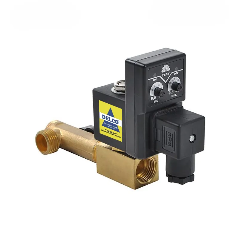 Auto Condensate Drain Solenoid Valve with Timer 1