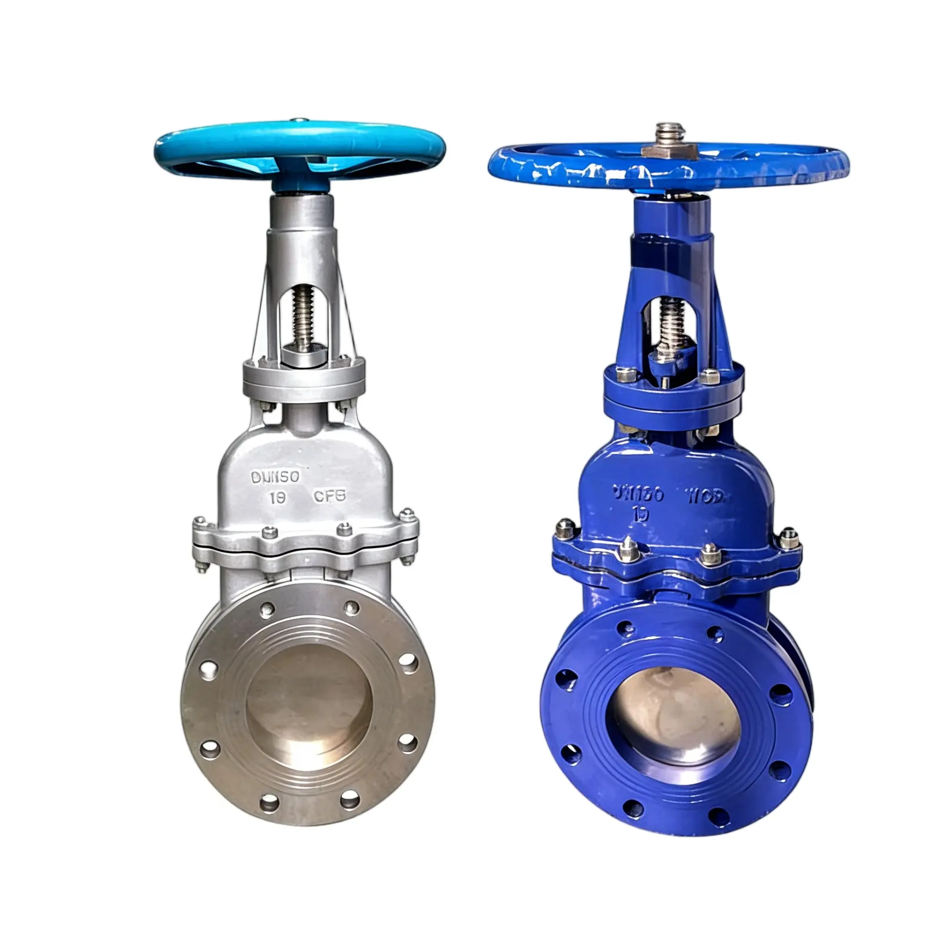 Non-Rising Stem Manual Flanged Knife Gate Valve