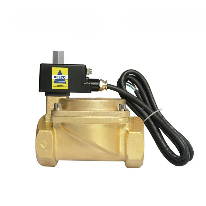 Válvula solenoide piloto antiexplosiva de latón/acero inoxidable 4
