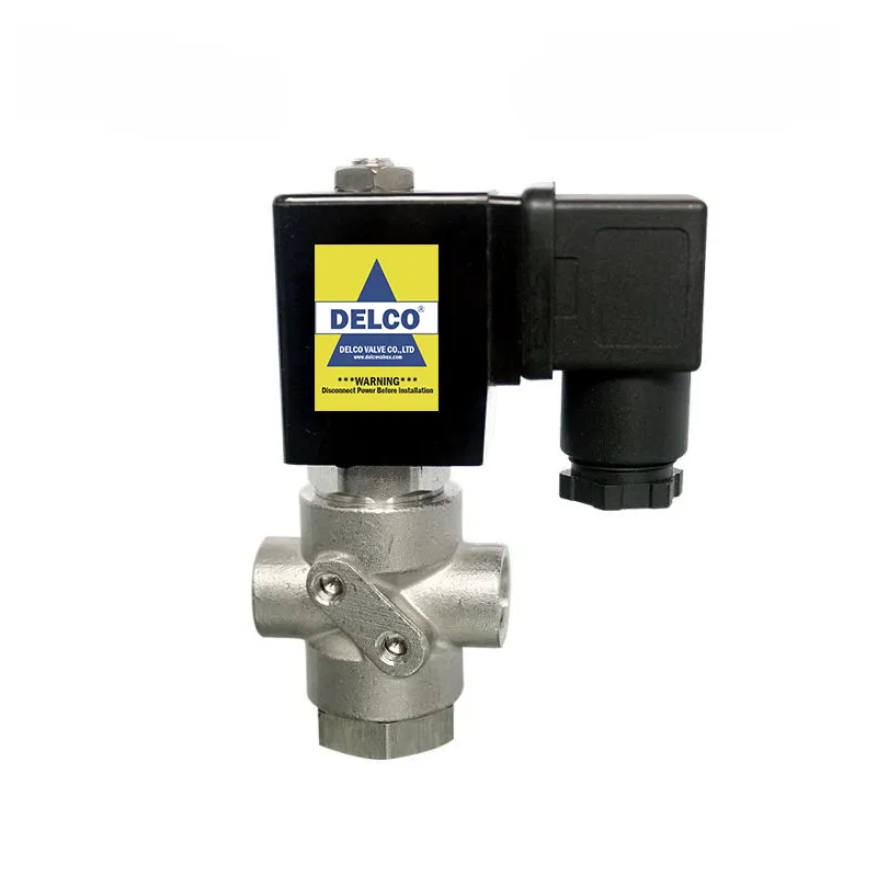 Válvula solenoide de 3 vías SS DN06-DN08 0-16 Bar | DELCO 2