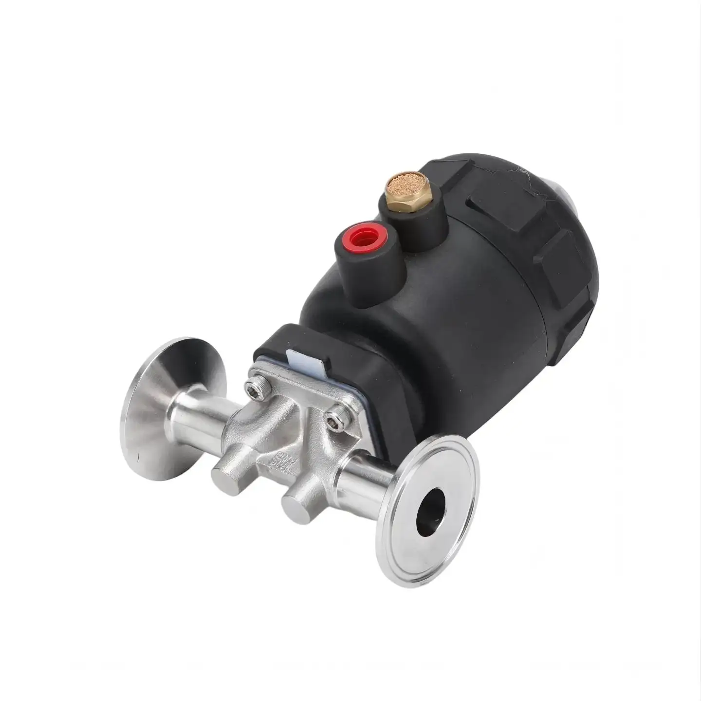 Katup Diafragma Penjepit Tipe Buder Pneumatik – Katup Higienis Baja Tahan Karat untuk Aplikasi Makanan, Minuman, Farmasi & Bioteknologi 3