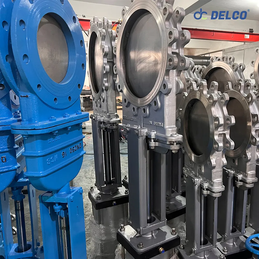 Heavy-duty pneumatic knife gate valve for slurry handling manufactured in China