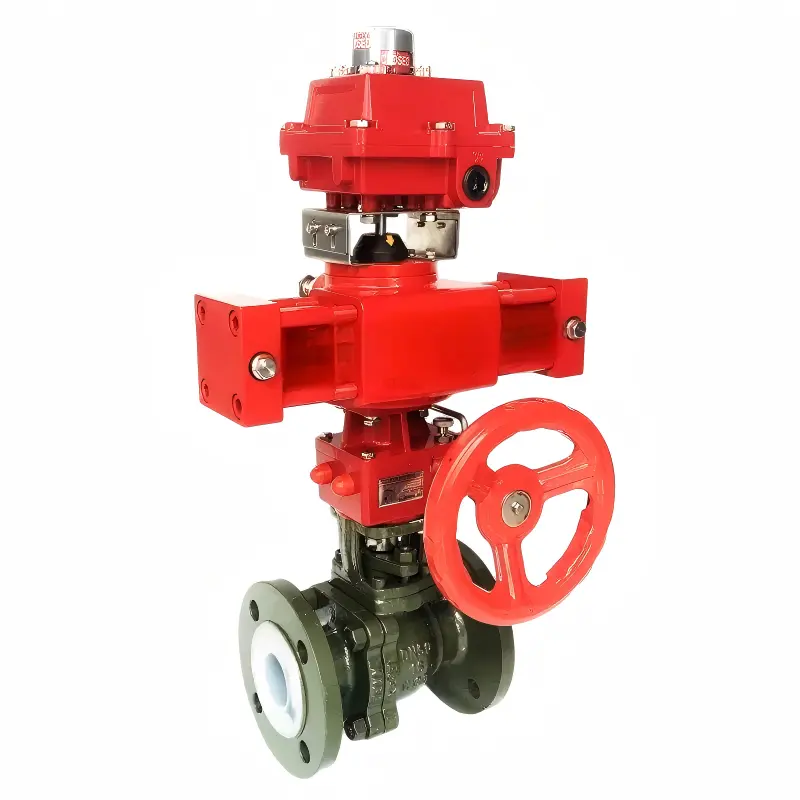 Zawór kulowy DELCO MYD-CF z wykładziną fluorową | Hydrauliczny 4