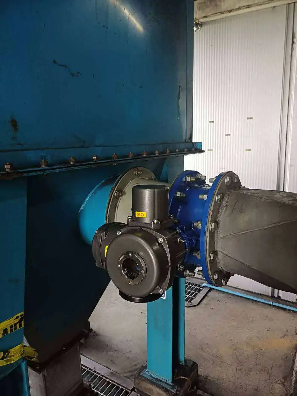 DN250 Electric Butterfly Valve for Mongolia Power Plant 4