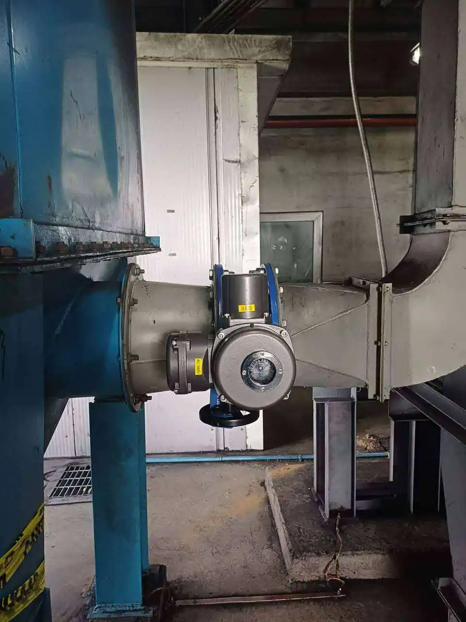 DN250 Electric Butterfly Valve for Mongolia Power Plant 5