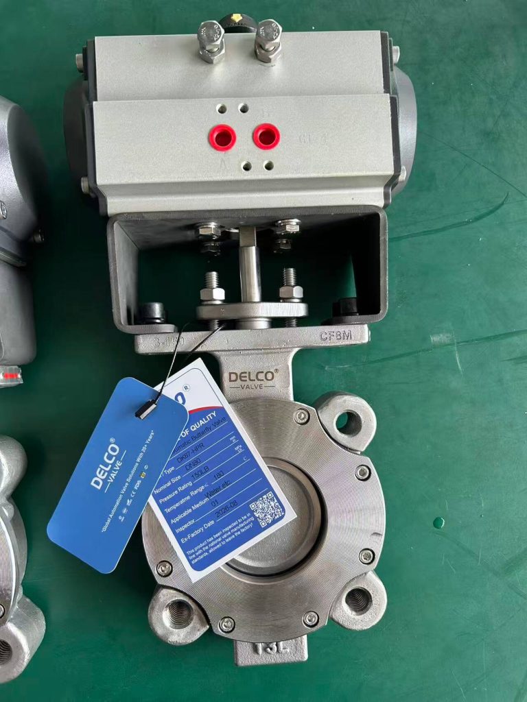 Pneumatic-double-offset-butterfly-valve